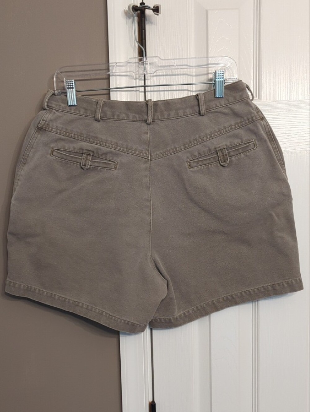 Vintage The North Face Beige Cotton Men's Shorts - Picture 3 of 7
